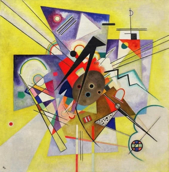 Yellow Accompaniment – Wassily Kandinsky