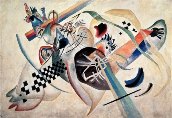 Composition on White – Wassily Kandinsky