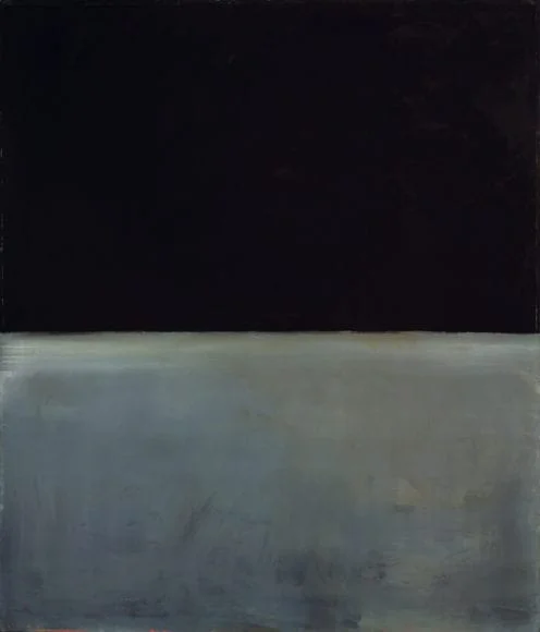 Untitled (black on grey) – Mark Rothko