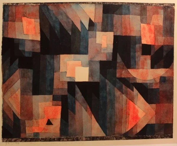 Gradation, Red-Green (Vermillion) – Paul Klee