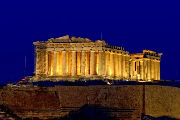 Parthenon at Night