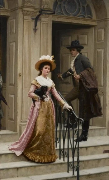 My next-door neighbour – Edmund Blair Leighton