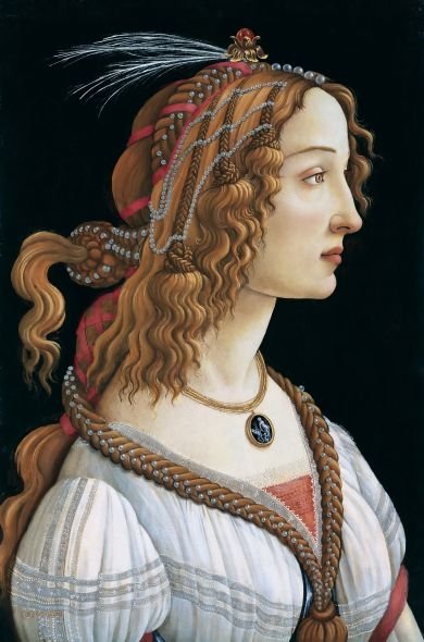 Portrait of Simonetta Vespucci as Nymph – Sandro Botticelli