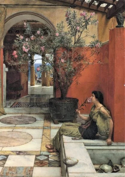 An Oleander – Sir Lawrence Alma-Tadema