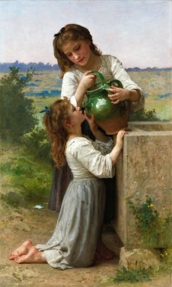 At the fountain – William Adolphe Bouguereau