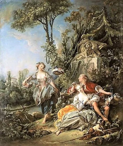 Lovers in a Park – Francois Boucher