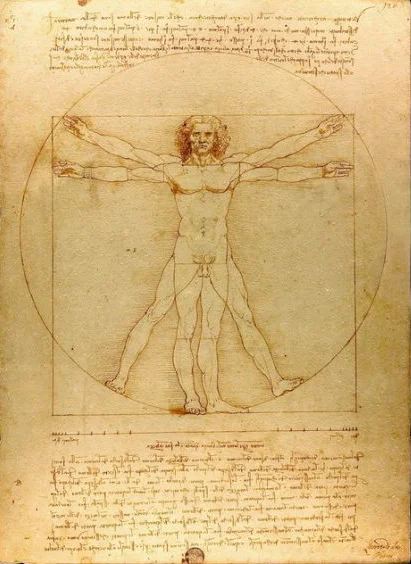 Uomo Vitruviano – Leonardo Da Vinci