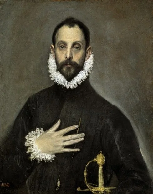 Ο ιππότης με το χέρι στο στήθος – El Greco