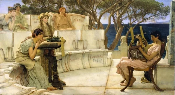 Sappho and Alcaeus – Sir Lawrence Alma-Tadema