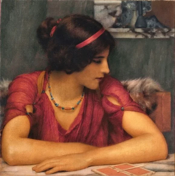 The Letter (A Classical Maiden) – John William Godward