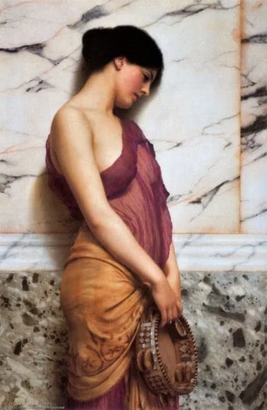 The Tambourine Girl – John William Godward