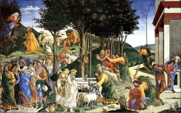 The Trials of Moses – Sandro Botticelli