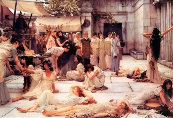 Women of Amphissa – Sir Lawrence Alma-Tadema