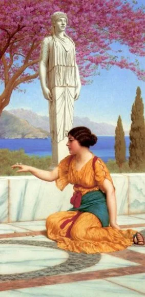 Ancient Pastimes – John William Godward