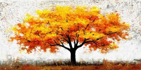 Autumn tree – Χαραυγή