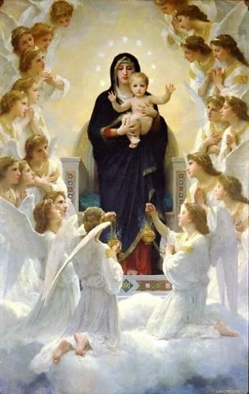 The Virgin with Angels – William-Adolphe Bouguereau